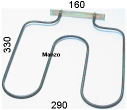 RESISTENZA FORNO 1500W 336X293 ELIMINATO