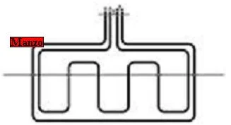451993.00LO - RESISTENZA FORNO 1000+2000W MAXI