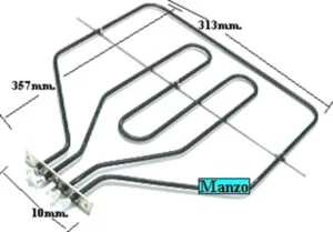 451995.00AV - RESISTENZA FORNO 900/1500W STAFFA/DIRITTA ELIMINATO
