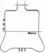 452040.00MC - RESISTENZA FORNO SUPERIORE 1500W