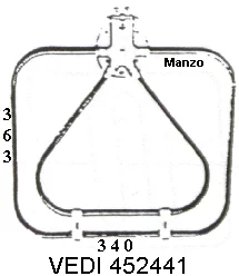 RESISTENZA FORNO VEDI.452441