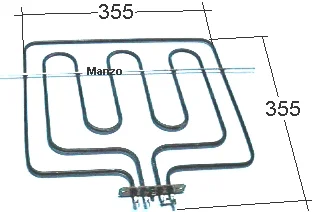 453084.00SV - RESIST.FORNO DOPPIA 800+1800W MAX ELIMINATO