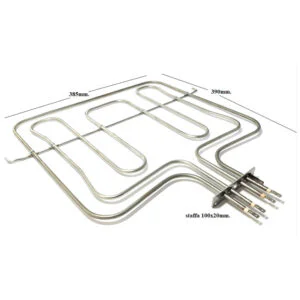 453111.00SM - RESIST.FORNO DOPPIA 1000+1700W 385X390