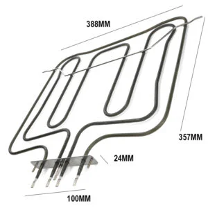 453113.00SM - RESISTENZA FORNO DOPPIA 1000+1700W 390X370