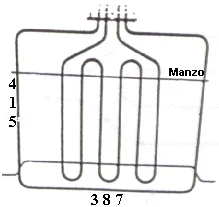 453355.00TG - RESIST.FORNO DOPPIA 950+2000W