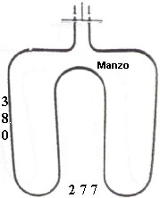 453360.00TG - RESIST.FORNO INF.1300W