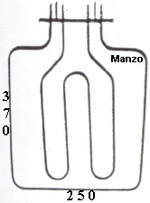 453361.00TG - RESIST.FORNO DOPPIA 1000+1200W