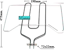 453400.00TG - RESIST.GRILL 1800W