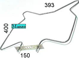 RESISTENZA FORNO SUP.1300W EL