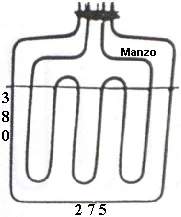 453843.00ZA - RESIST.FORNO DOPPIA ELIMINATO