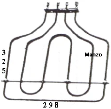 453846.00ZA - RESIST.FORNO DOPPIA 1000+1200W