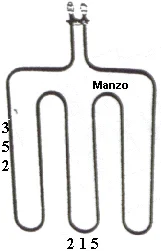 453916.00ZA - RESIST.GRILL 1800W