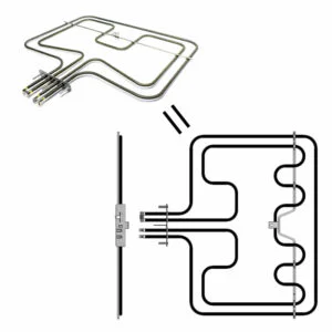 453925.03ZA - RESISENZA FORNO DOPPIA 1000+1700W 425X355