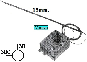 455993.00AV - TERMOSTATO 50-300 ATTACCO SOTTO MT1