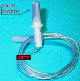 456554.03SM - CANDELETTA PIANO COTTURA  &Oslash; 7MM.H36 LATERALE PIATTELLO