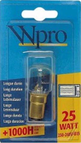 458211.00AV - LAMPADINA MICROONDE 25W AT/BAIONETTA