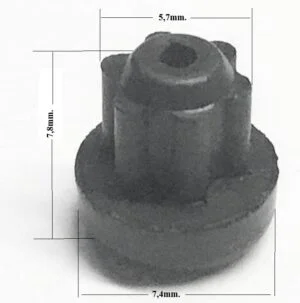 472034.00F7 - GOMMINO GRIGLIA  &Oslash; 5.7/7.4 H7.8