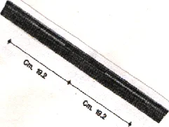 472251.15FU - MANIGLIA FORNO 579MM.