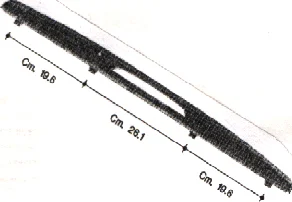 MANIGLIA FORNO 744MM.    EL