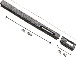 MANIGLIA FORNO 477MM. EL