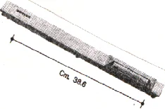 MANIGLIA FORNO 476MM.   EL