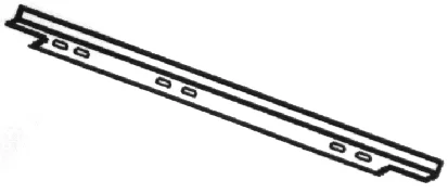 472771.11SV - PROFILO INFERIORE PORTA FORNO 571MM.