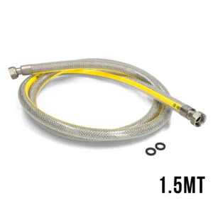 473236.00AV - TUBO GAS INOX 150CM RIVESTITO 1/2-1/2