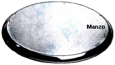 474004.00AV - COPRIPIASTRA ACCIAIO DIAM.19 ORDINARE