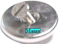 479470.00ME - PIASTRINA FERMA VETRO INOX + VITE