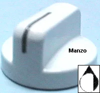 490604.11ME - MANOPOLA  &Oslash; 6MM. D+M-1 MM. ELET.