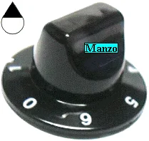 490683.12ME - MANOPOLA  &Oslash; 6MM. B+M+0 ELET.0-6  &Oslash; 36