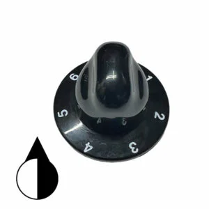 490684.15ME - MANOPOLA  &Oslash; 6MM. C+M+0 ELETTRONICO 0-6 D36 MARRONE