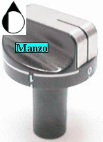 490916.15ZA - MANOPOLA  &Oslash; 6MM. C+M+38 MM. P/ELETTR.