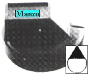 491002.15BP - MANOPOLA  &Oslash; 8MM. B-M+13 MM.