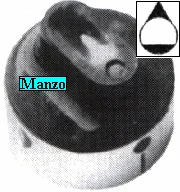 491504.12CY - MANOPOLA  &Oslash; 8MM. A-M-5 MM.