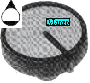 492350.12F7 - MANOPOLA  &Oslash; 8MM. A-M+21 MM.