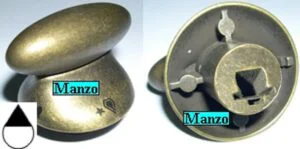 492440.33FK - MANOPOLA  &Oslash; 6MM. B+M+8MM.COUNTRY-TREND