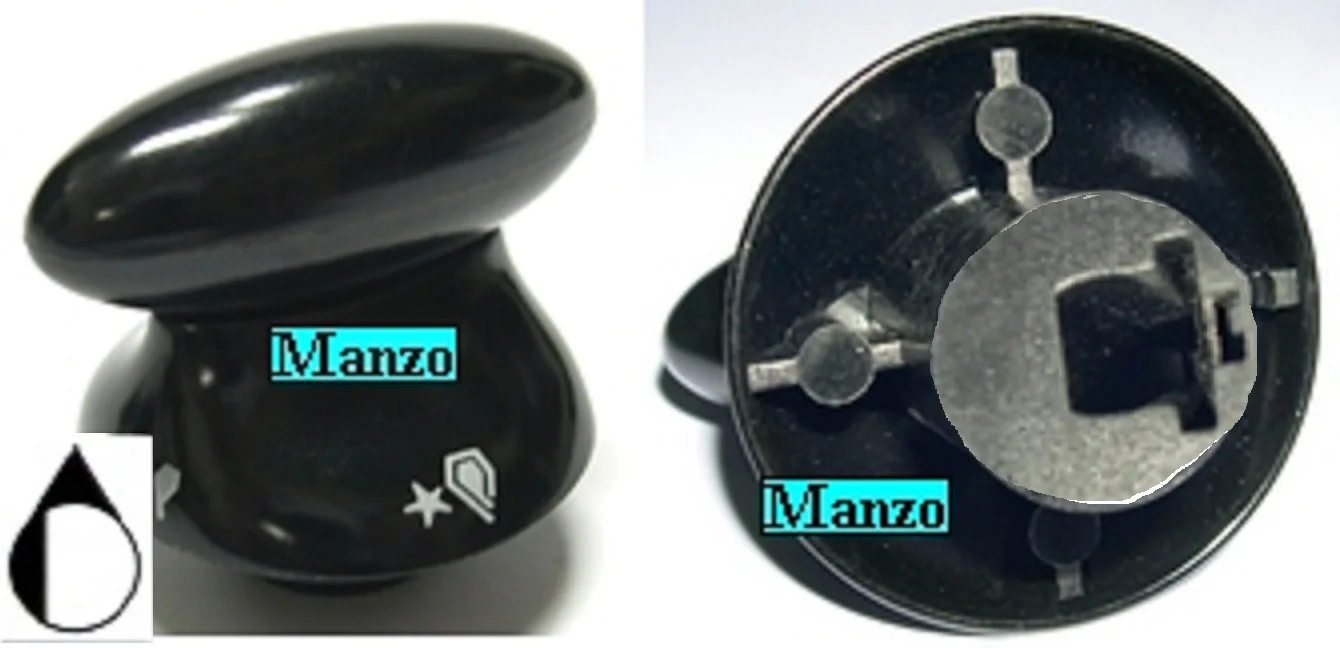 492441.12FK - MANOPOLA  &Oslash; 6MM. C+M+8MM.COUNTRY-PULSAR