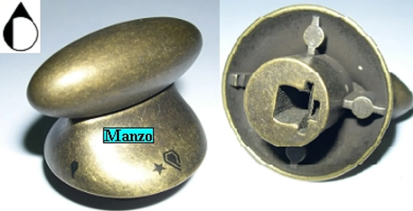 492441.33FK - MANOPOLA  &Oslash; 6MM. C+M+8MM.COUNTRY-PULSAR