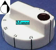 492703.11GF - MANOPOLA  &Oslash; 8MM. D-M+0 FORNO-GRILL ELIMINATO