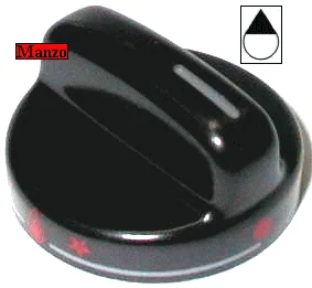 492729.12GF - MANOPOLA  &Oslash; 6MM. B+M-7MM. GAS