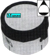 493001.12GG - MANOPOLA  &Oslash; 8MM. A-M-10 MM.TERMOSTATO