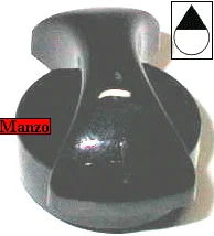 493074.12GG - MANOPOLA  &Oslash; 6MM. B+M+5MM. ELETTRICA