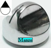 497817.32SM - MANOPOLA  &Oslash; 6MM. B+M+2 MM. GAS INOX