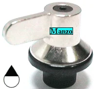 497819.32SM - MANOPOLA  &Oslash; 6MM. B+M+12 MM.EL.INOX