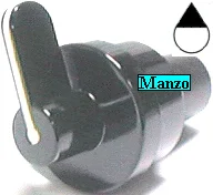 497840.12SM - MANOPOLA  &Oslash; 6MM. B+M+31 MM. FORNO S34