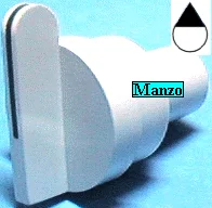 497841.11SM - MANOPOLA Ø 6MM. B+M+31 MM.FORNO