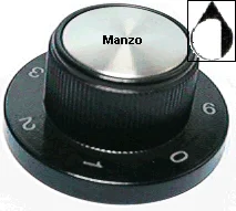 498021.12SR - MANOPOLA  &Oslash; 6MM. D+M-4 P/ELETTR.0-6