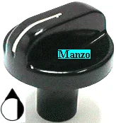 499100.12UR - MANOPOLA  &Oslash; 6MM. D+M+27 MM. FORNO