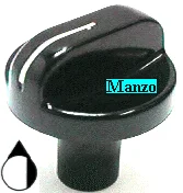 499100.15UR - MANOPOLA  &Oslash; 6MM. D+M+27 MM. FORNO